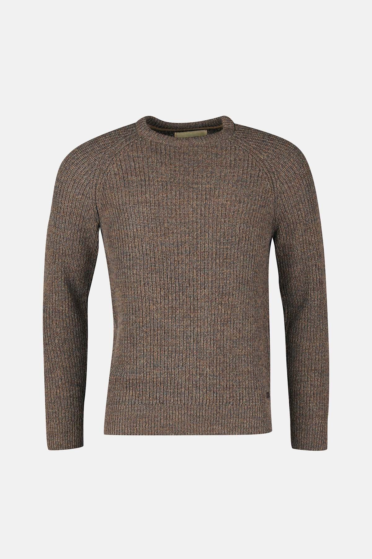 Horseford Crew Neck Jumper - SANDSTONE