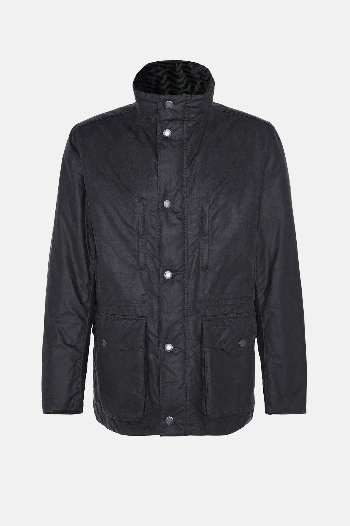 Falstone Waxed Jacket - NAVY
