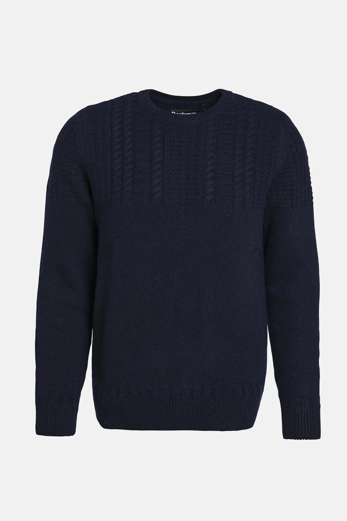 Foremast Knitted Crew Neck Jumper - NAVY