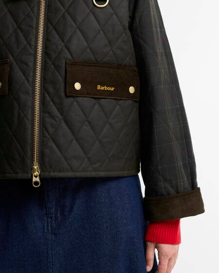Tartan Reimagined Icons Tartan Quilted Spey Waxed Jacket