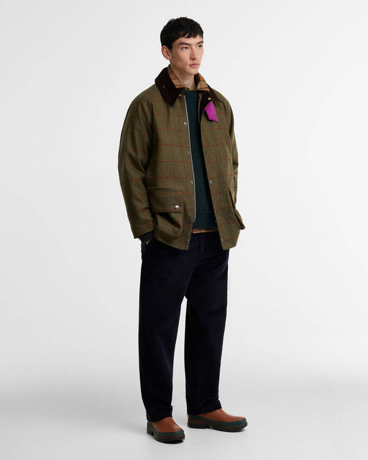 Paul Smith Loves Barbour Beaufort Wool Jacket