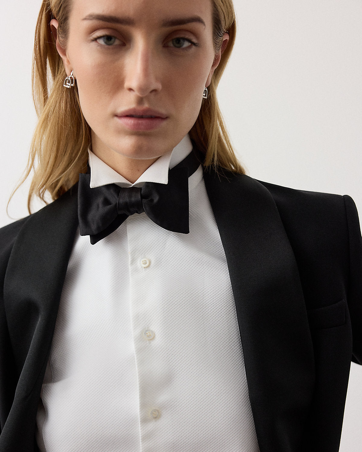 Cotton Broadcloth Tuxedo Shirt
