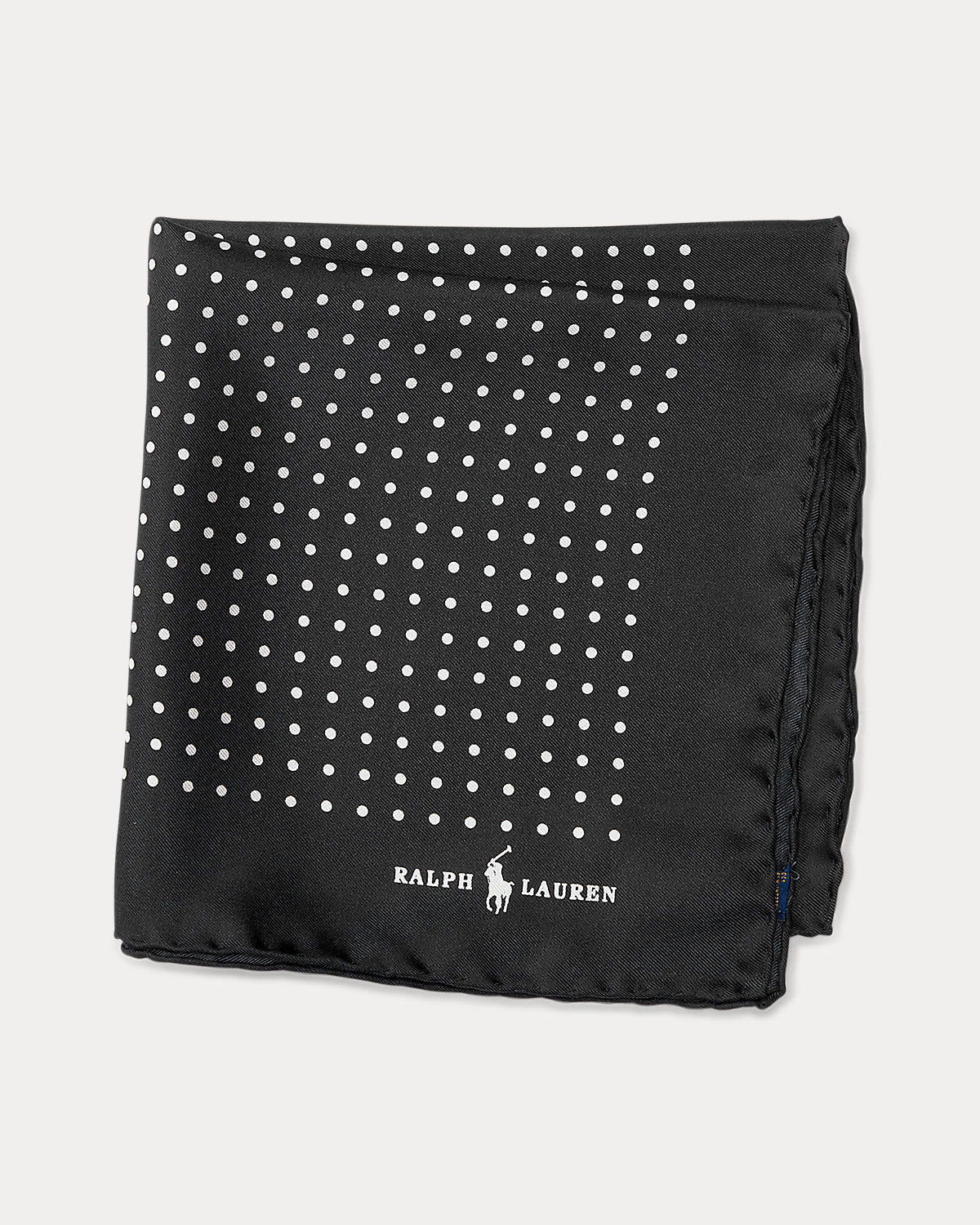 Polka-Dot Silk Pocket Square