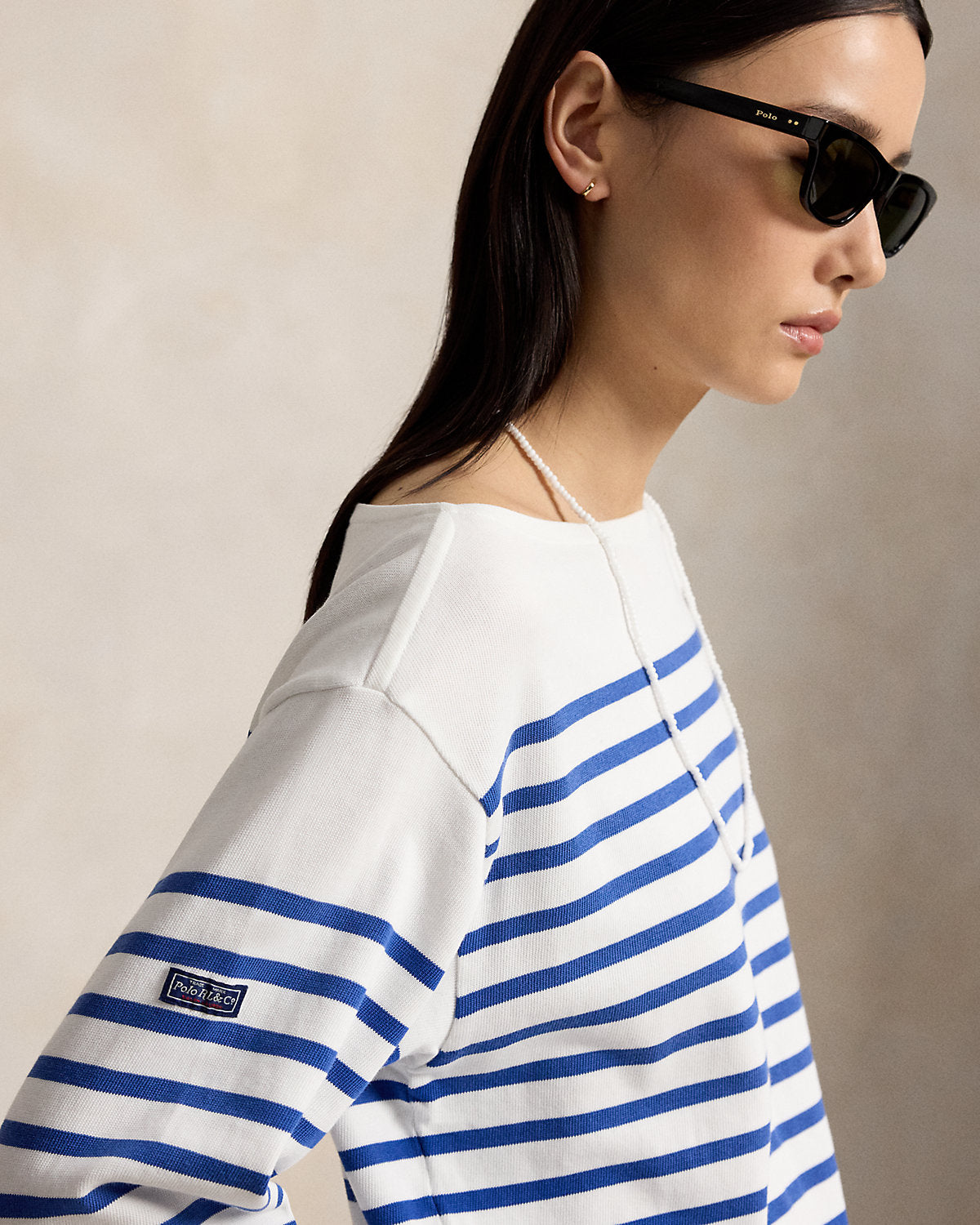 Striped Boatneck Mariner Tee