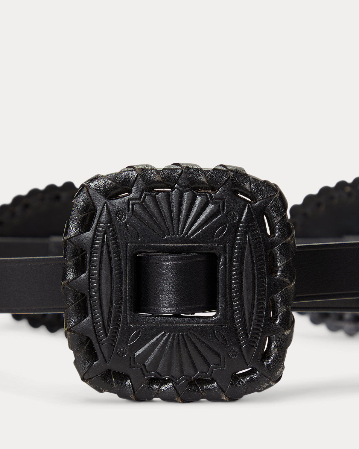 Leather Skinny Belt