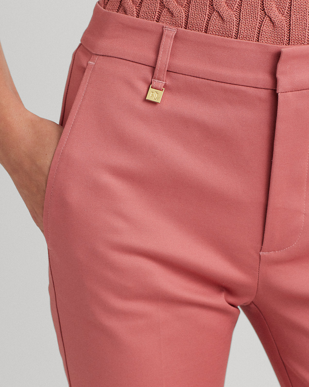 Double-Faced Stretch Cotton Pant