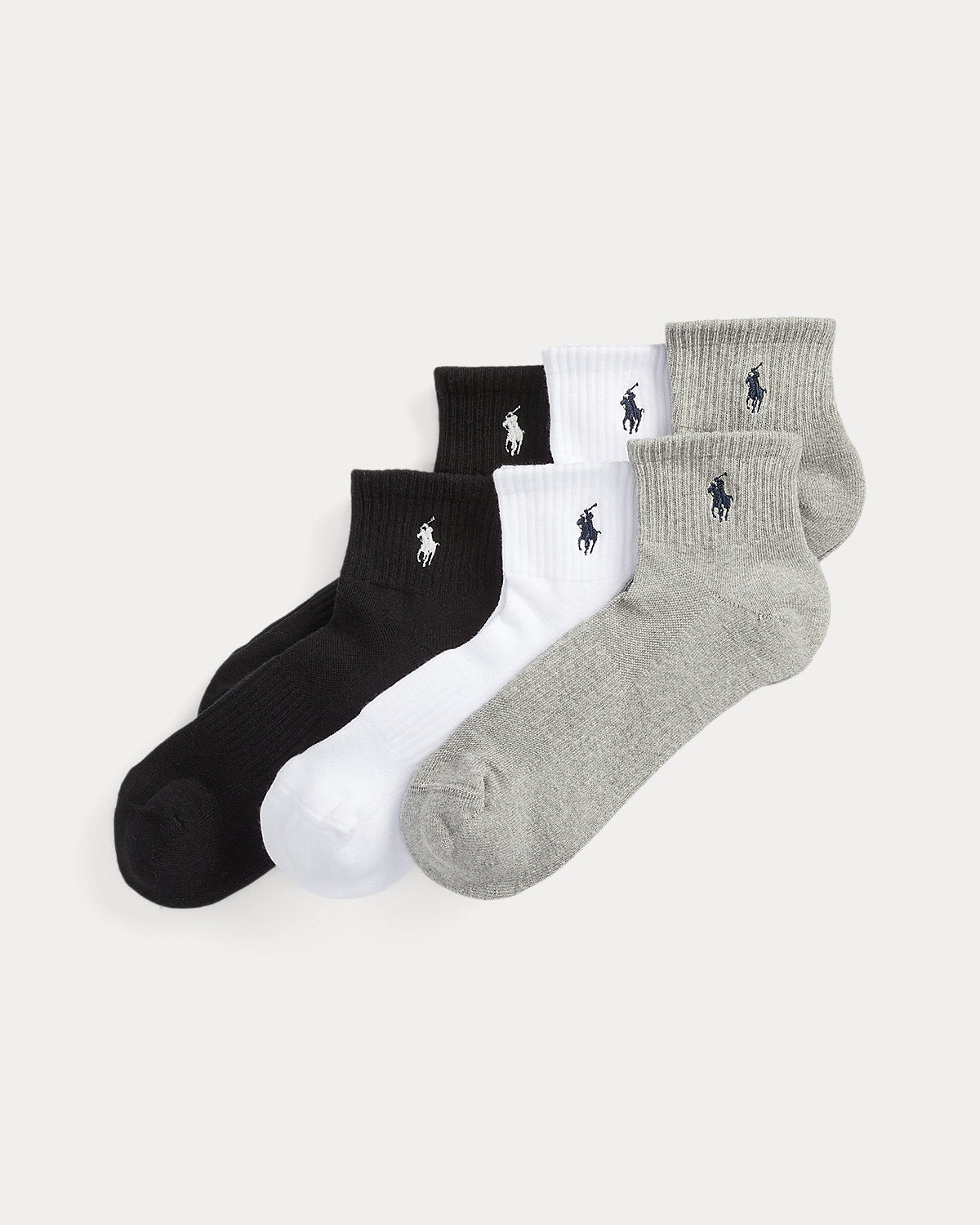 Cotton-Blend Quarter Sock 6-Pack