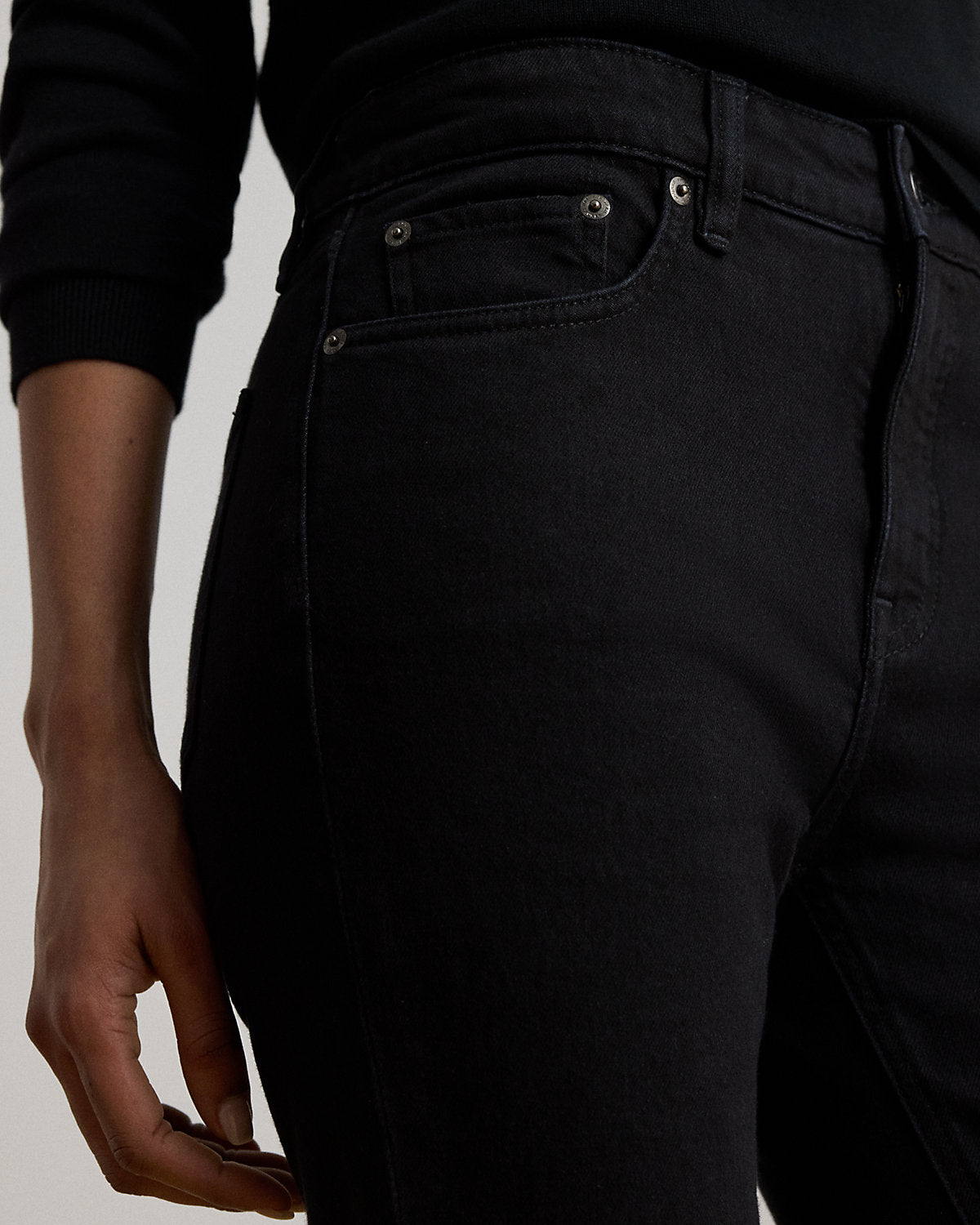 High-Rise Slim Straight Jean