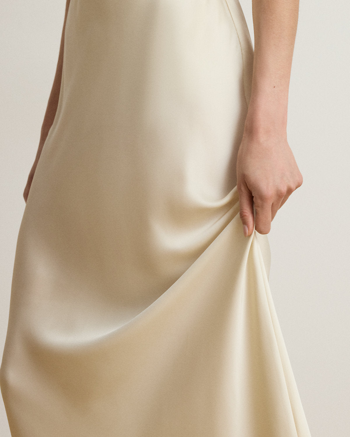 Satin Charmeuse Maxiskirt