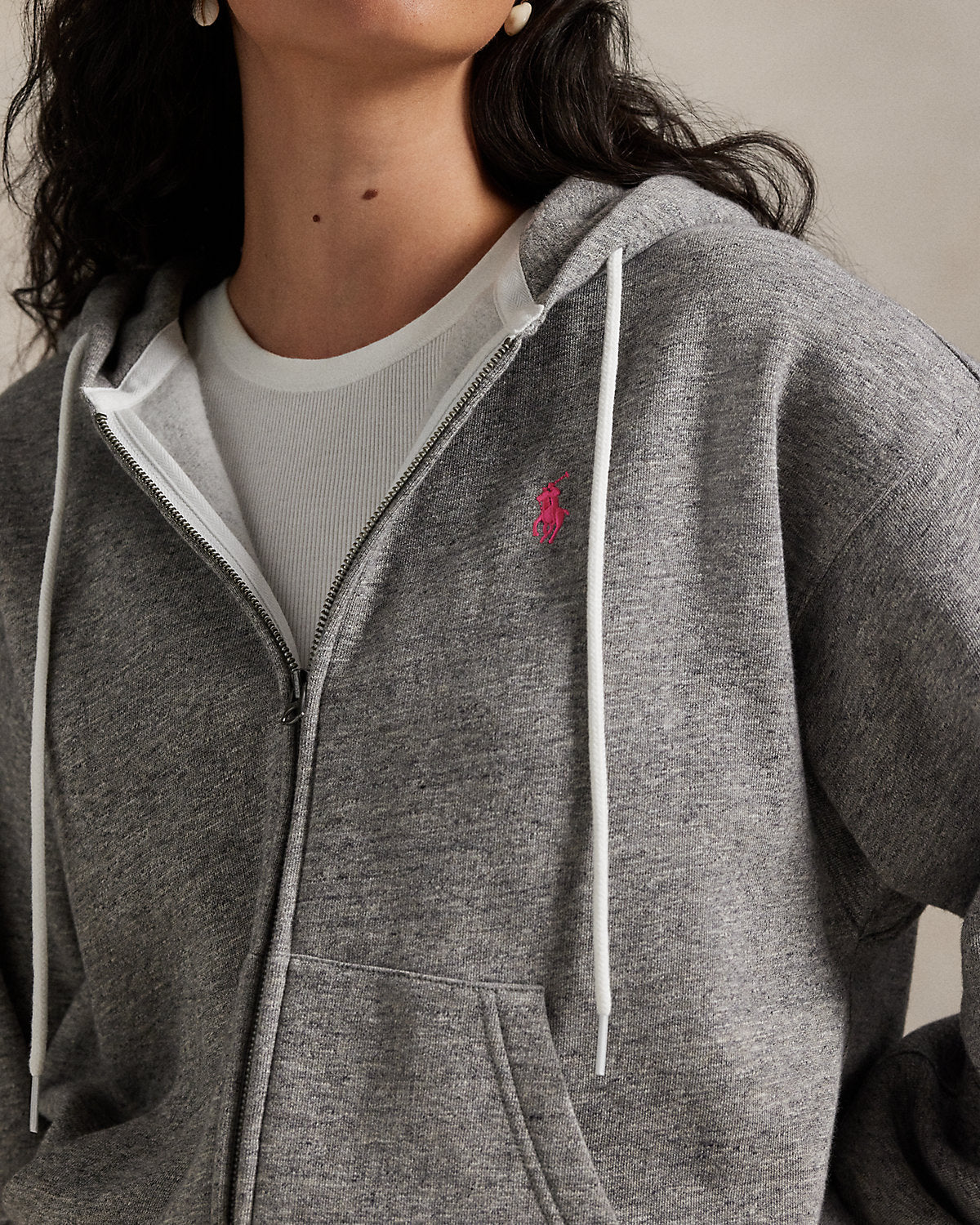 Pink Pony Fleece Full-Zip Hoodie
