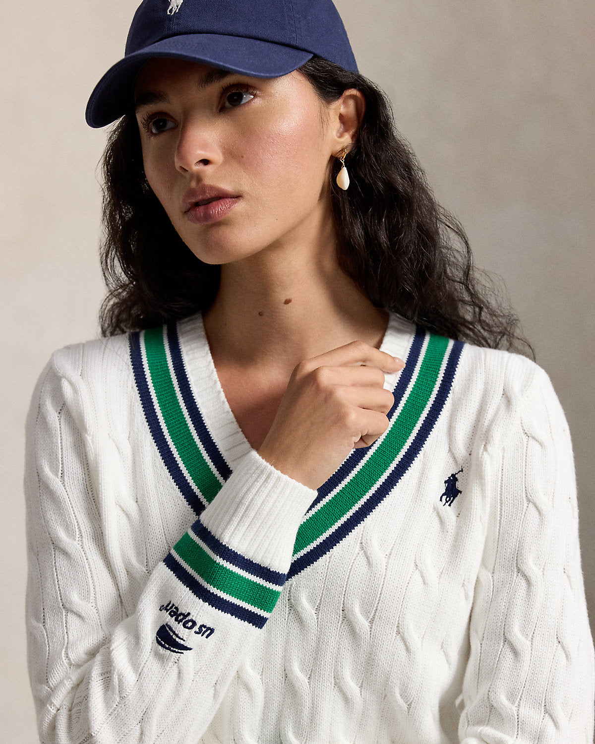 US Open Cotton Cricket Sweater