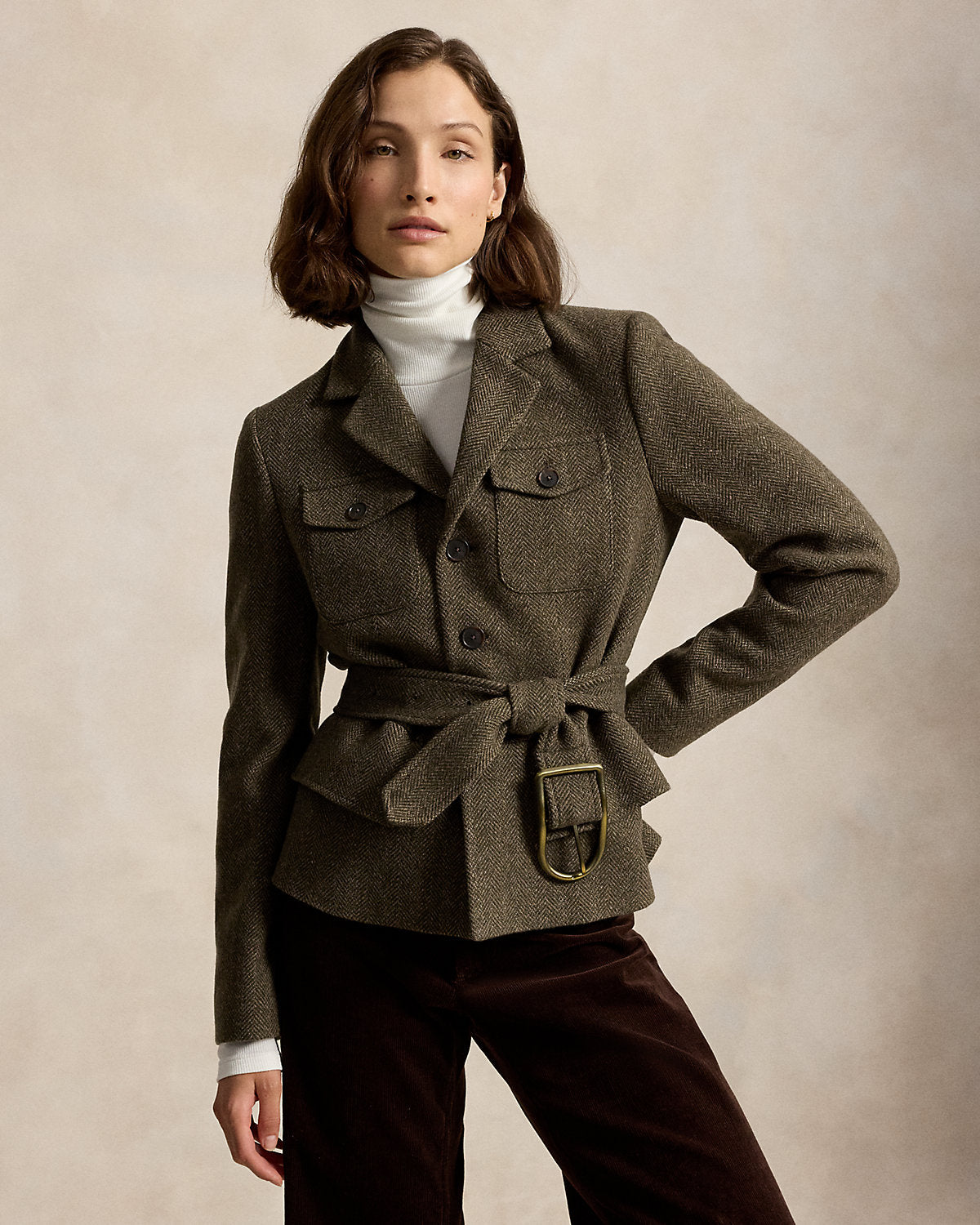 Herringbone Utility Jacket
