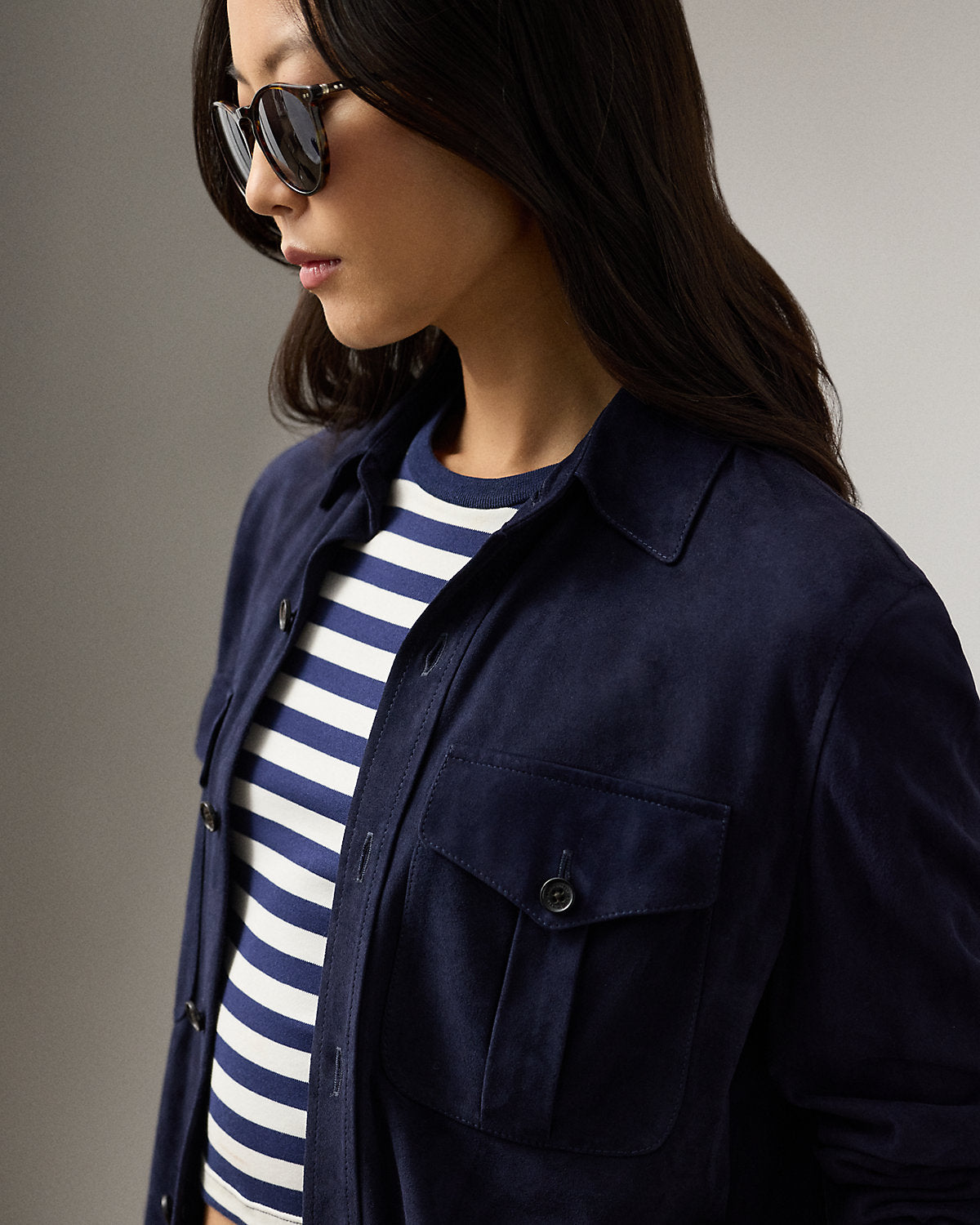 Landry Lamb-Suede Shirt
