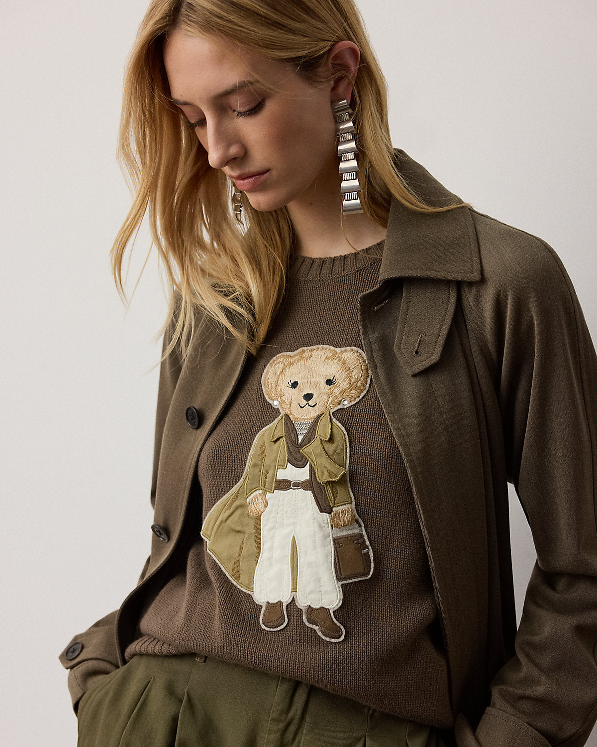 Pre-Fall Bear Cashmere Sweater