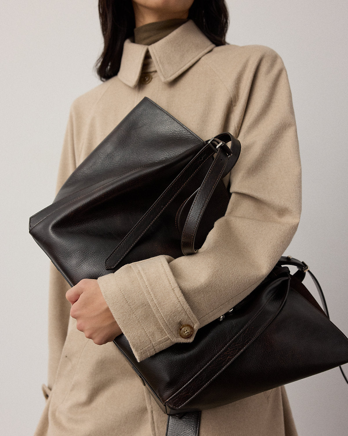 Donagen Cashmere Balmacaan Coat