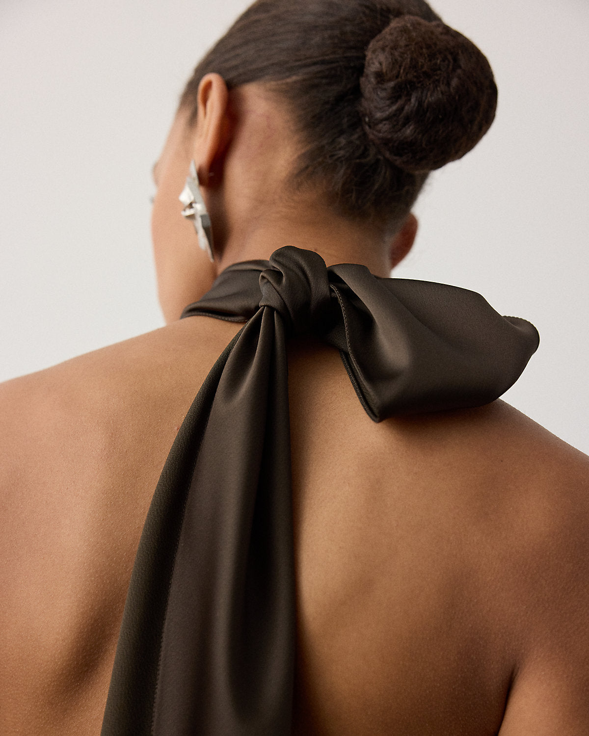 Chilton Satin Evening Dress