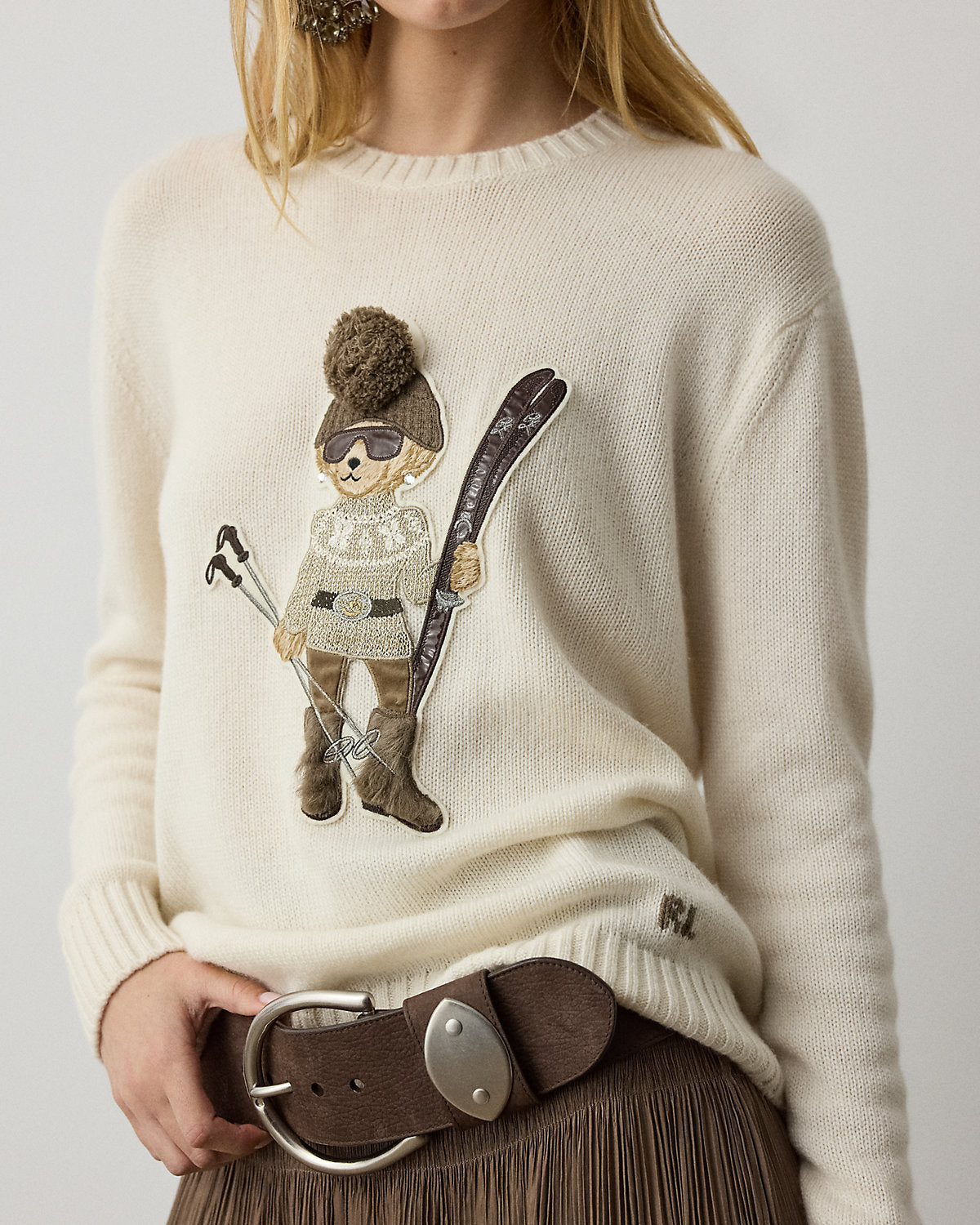 Holiday Bear Cashmere Sweater