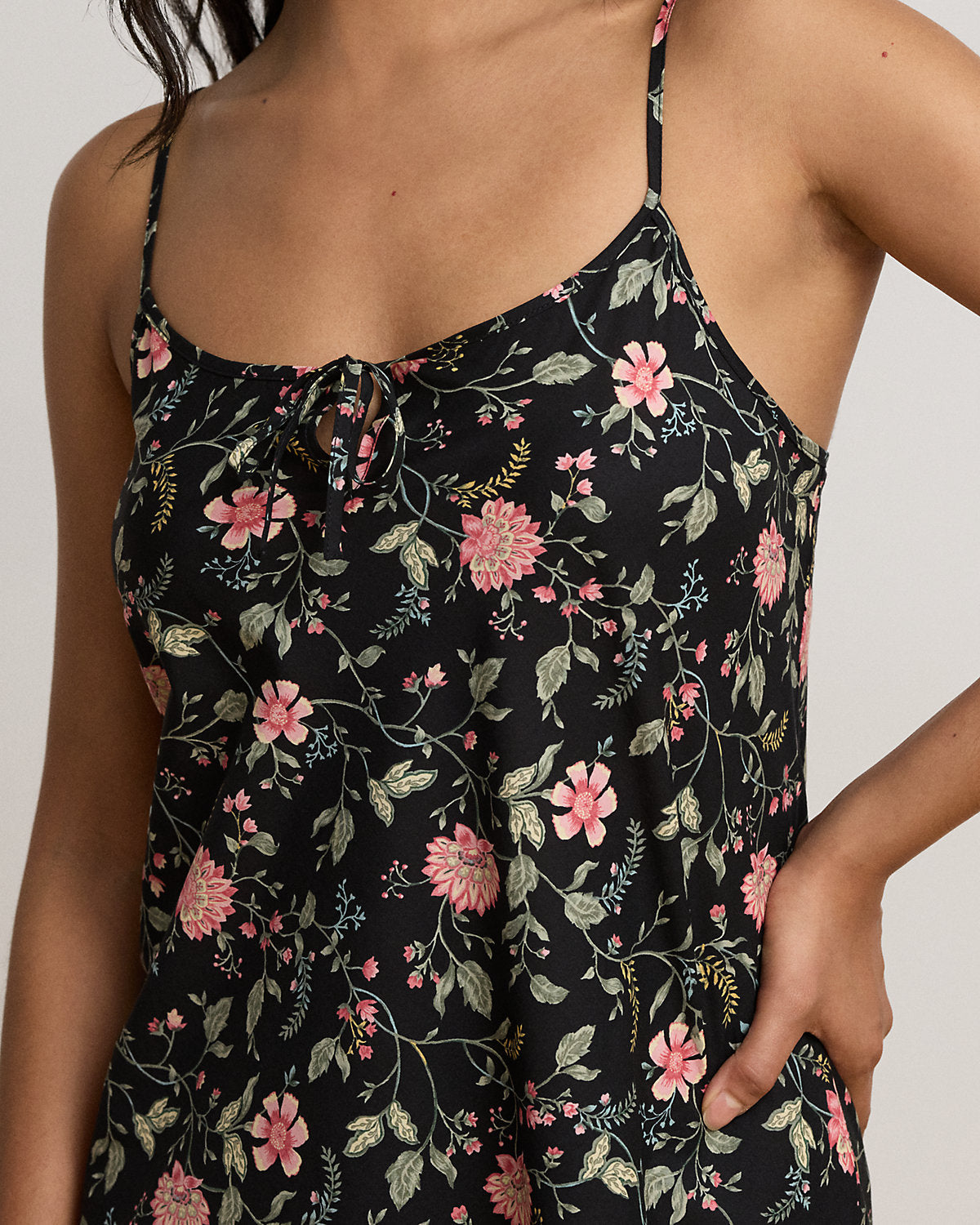 Floral Cotton-Blend Lawn Chemise