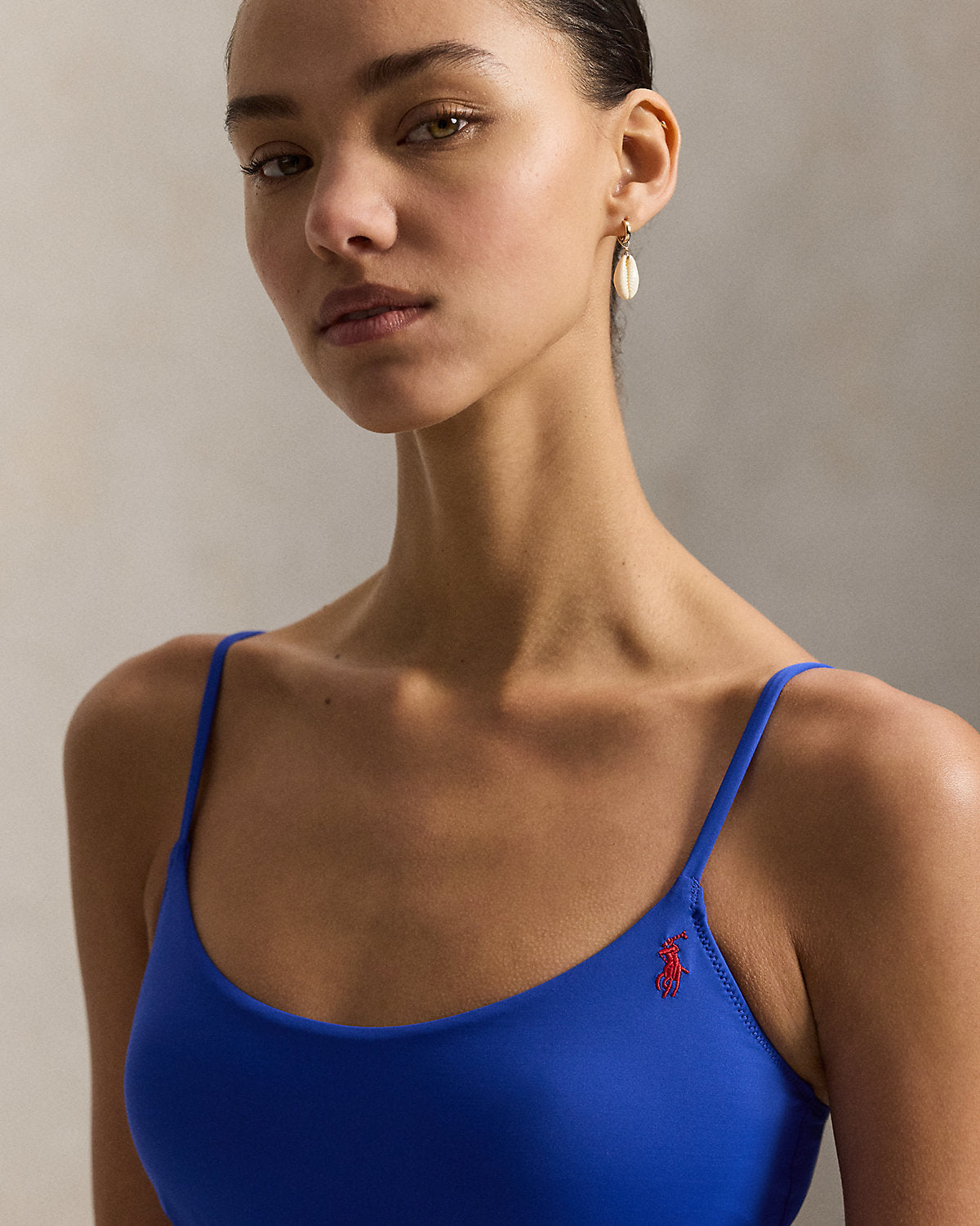 Embroidered Pony Bikini Top