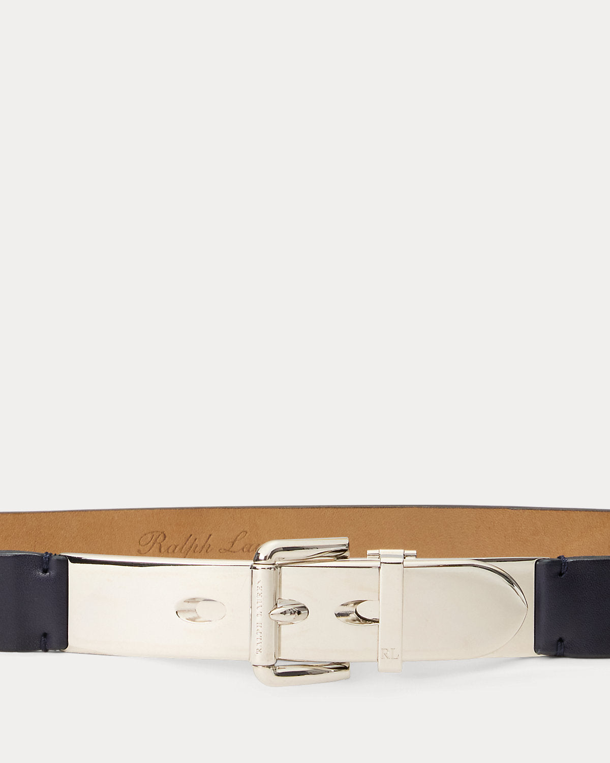 Calfskin Letter-Opener Skinny Belt