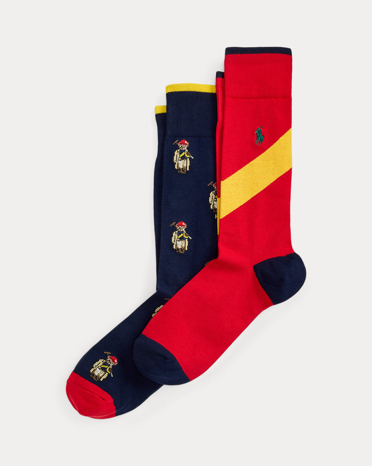 Bear Trouser Sock 2-Pack