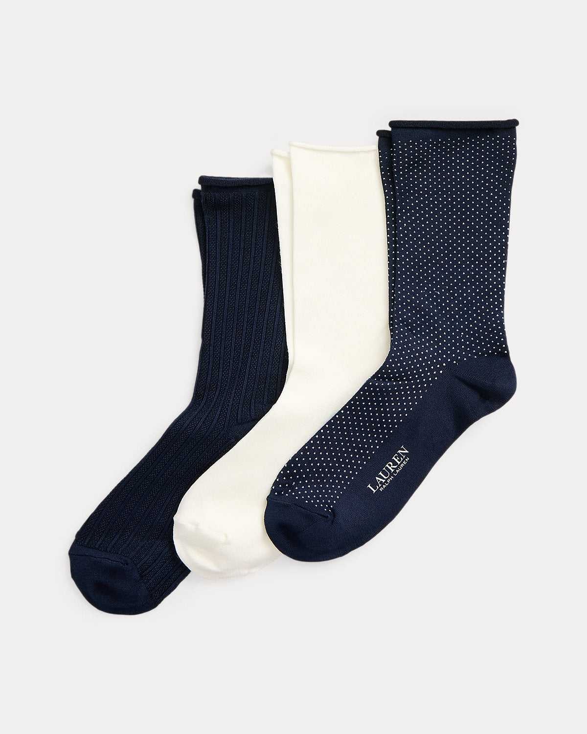 Stretch Roll-Top Sock 3-Pack