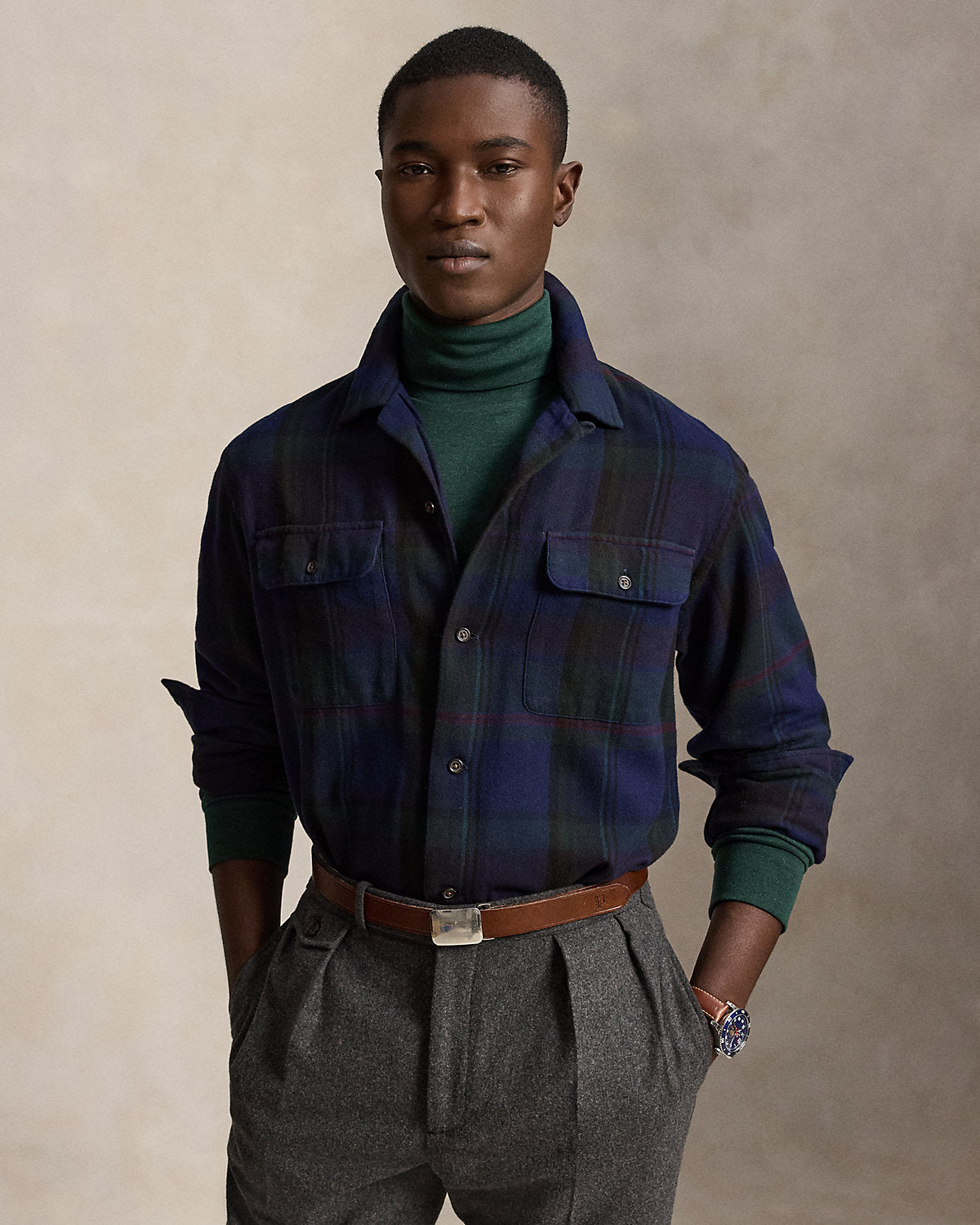 Soft Cotton Turtleneck