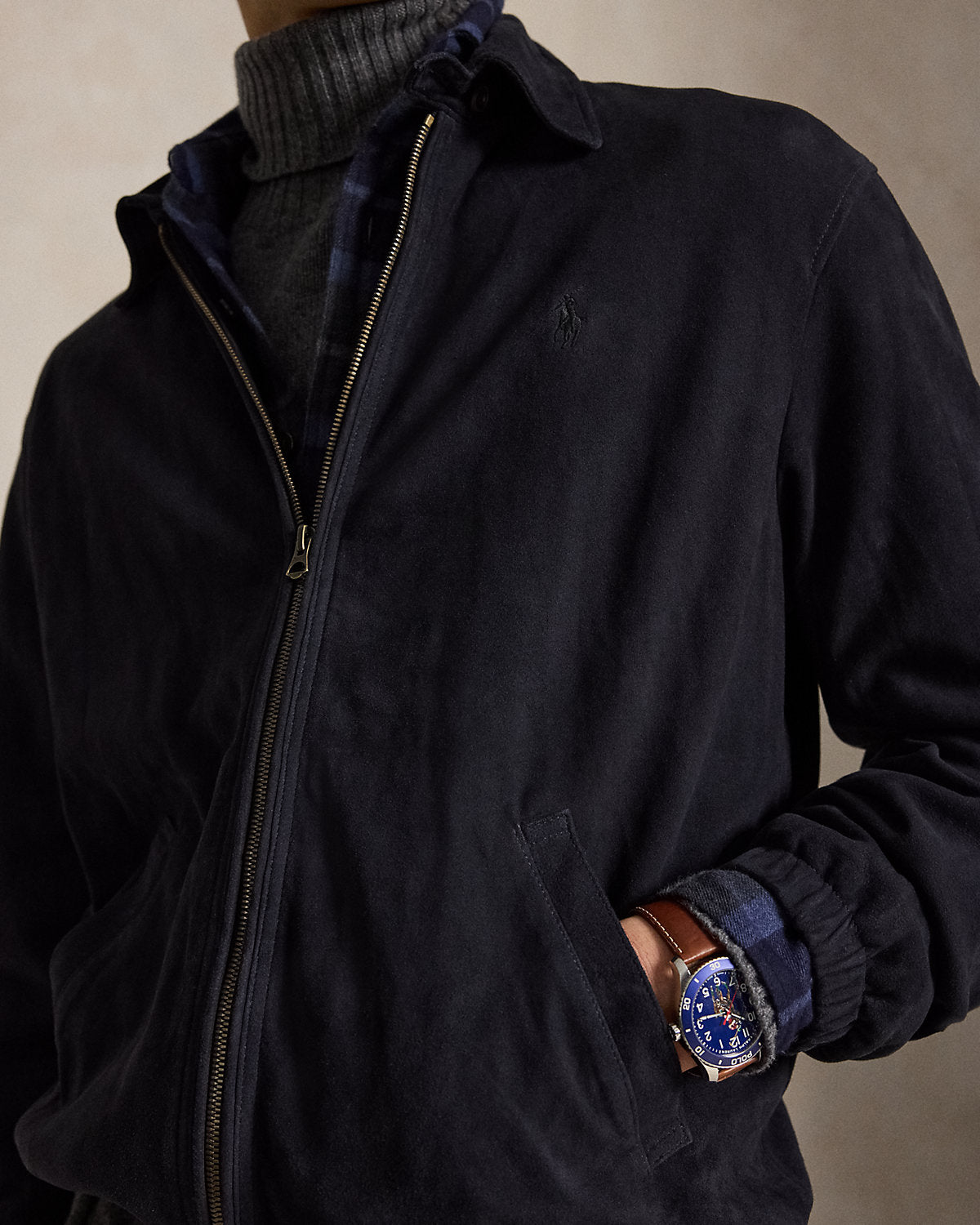 The Bayport Suede Jacket
