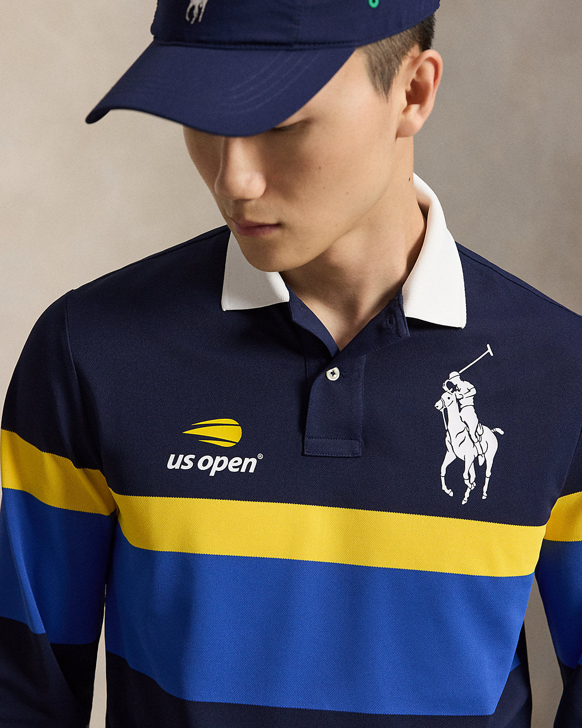 US Open Ball Crew Long-Sleeve Polo Shirt