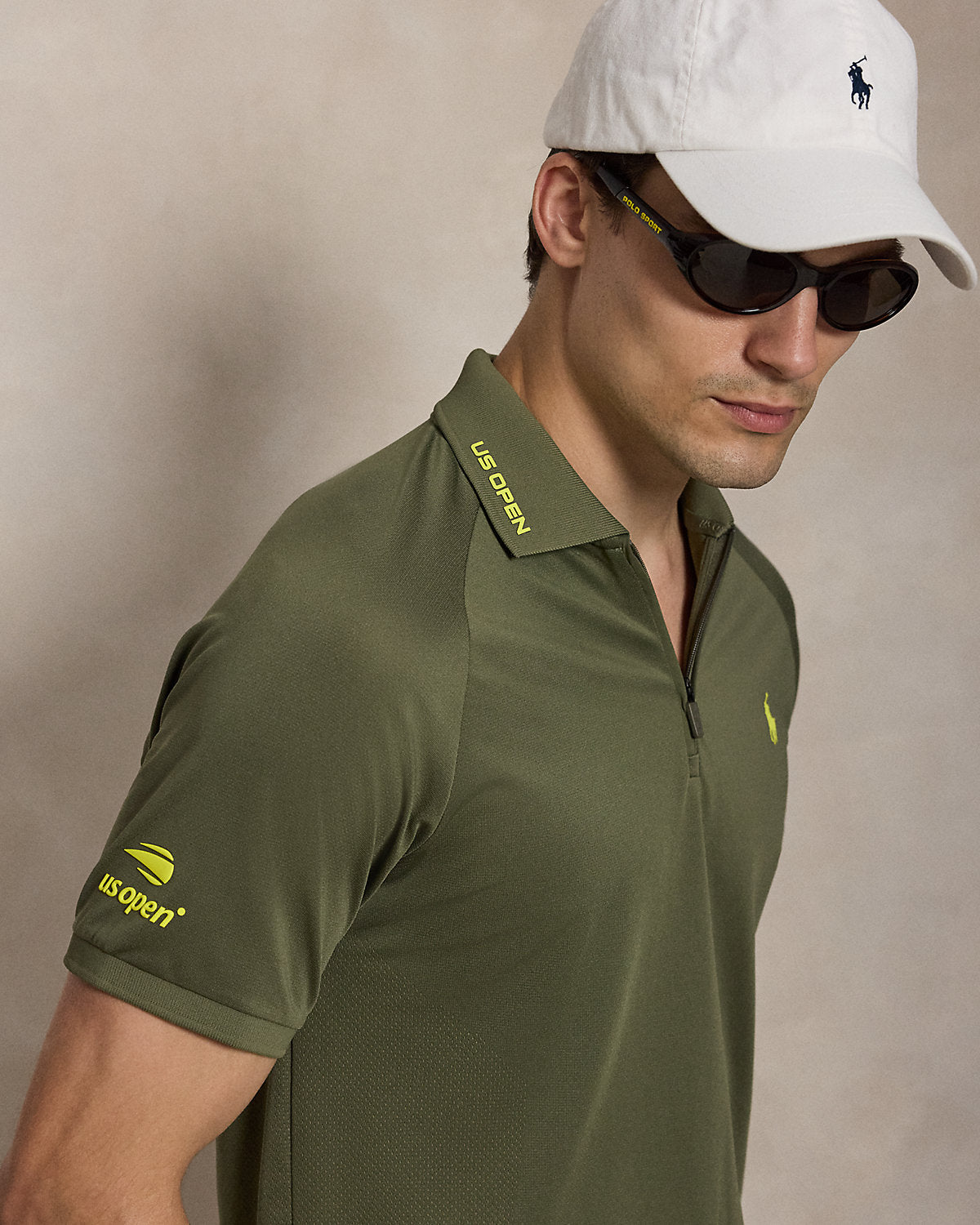 US Open Performance Zip Polo Shirt