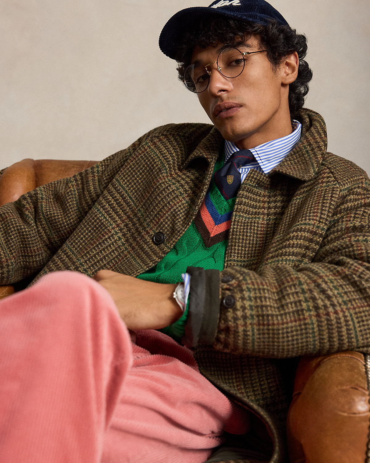 Cable-Knit Wool-Cotton Cricket Sweater