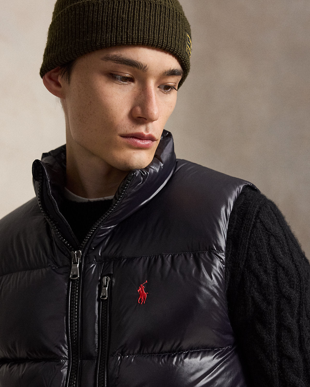 The Gorham Glossed Down Vest