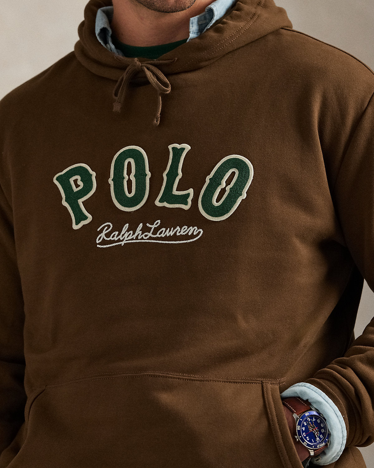 The Fleece Western-Logo Hoodie