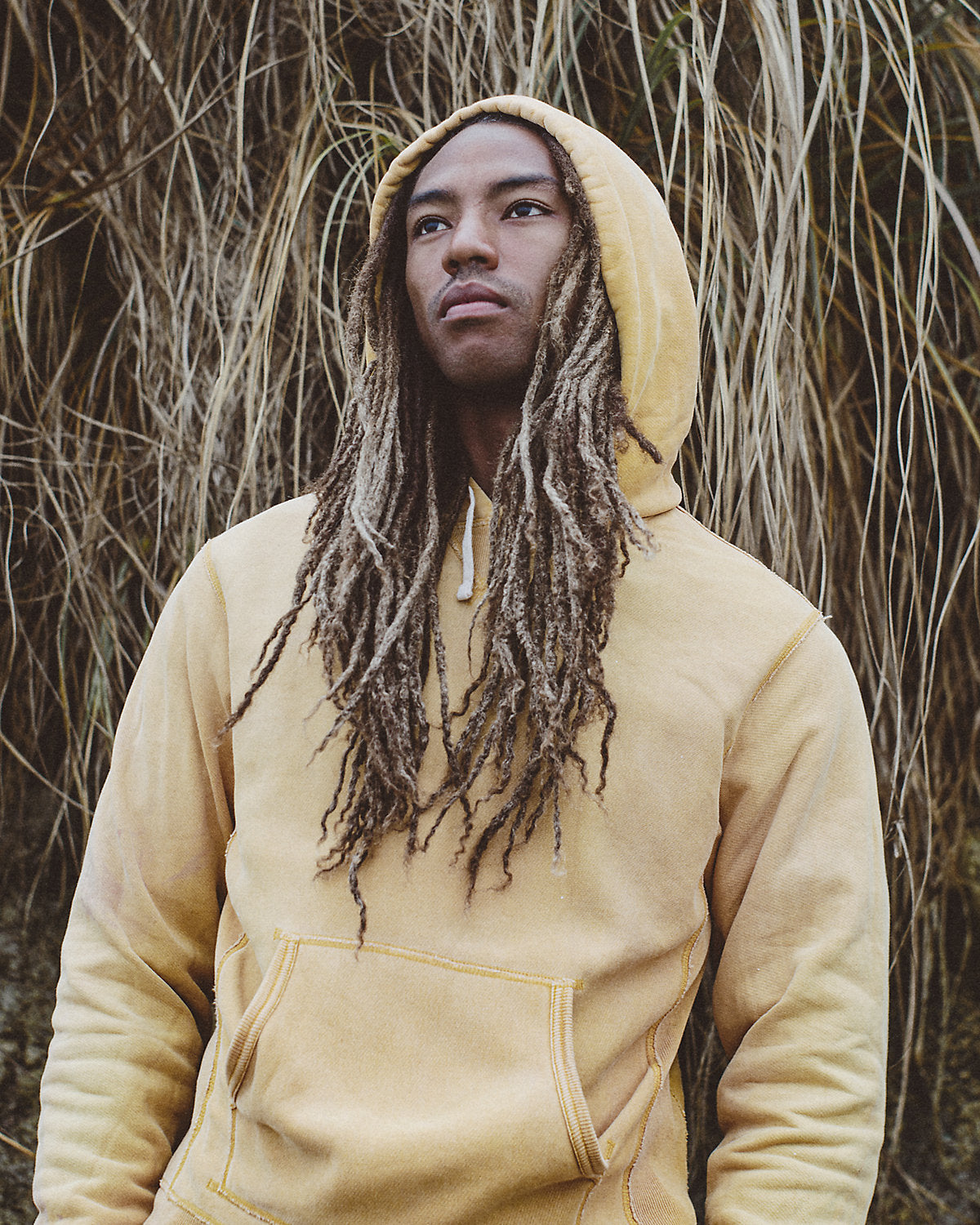 Garment-Dyed Fleece Hoodie