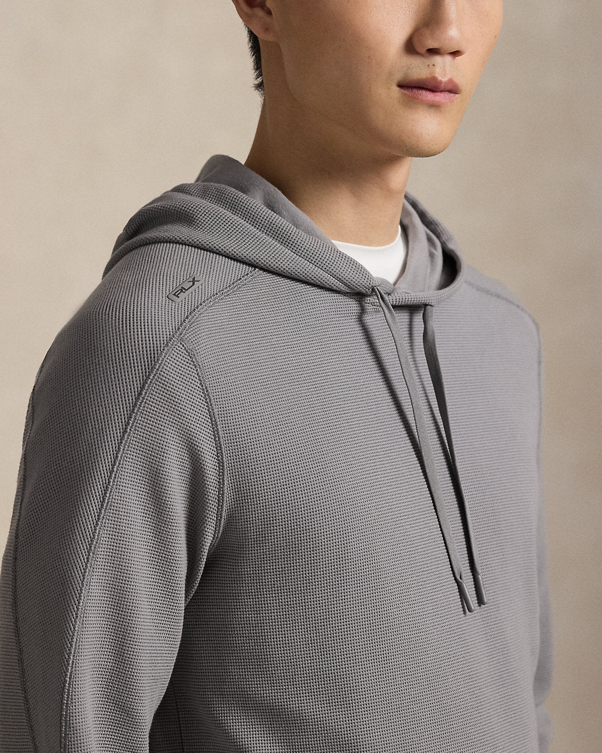 Performance Waffle-Knit Hoodie