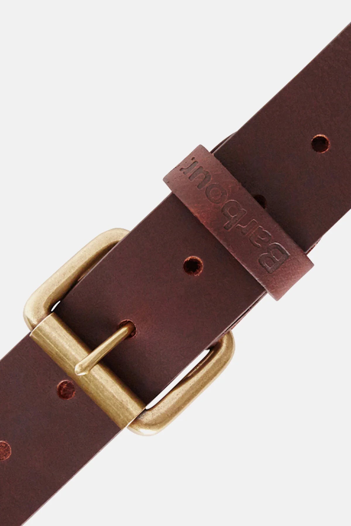 Allanton Leather Belt - BROWN