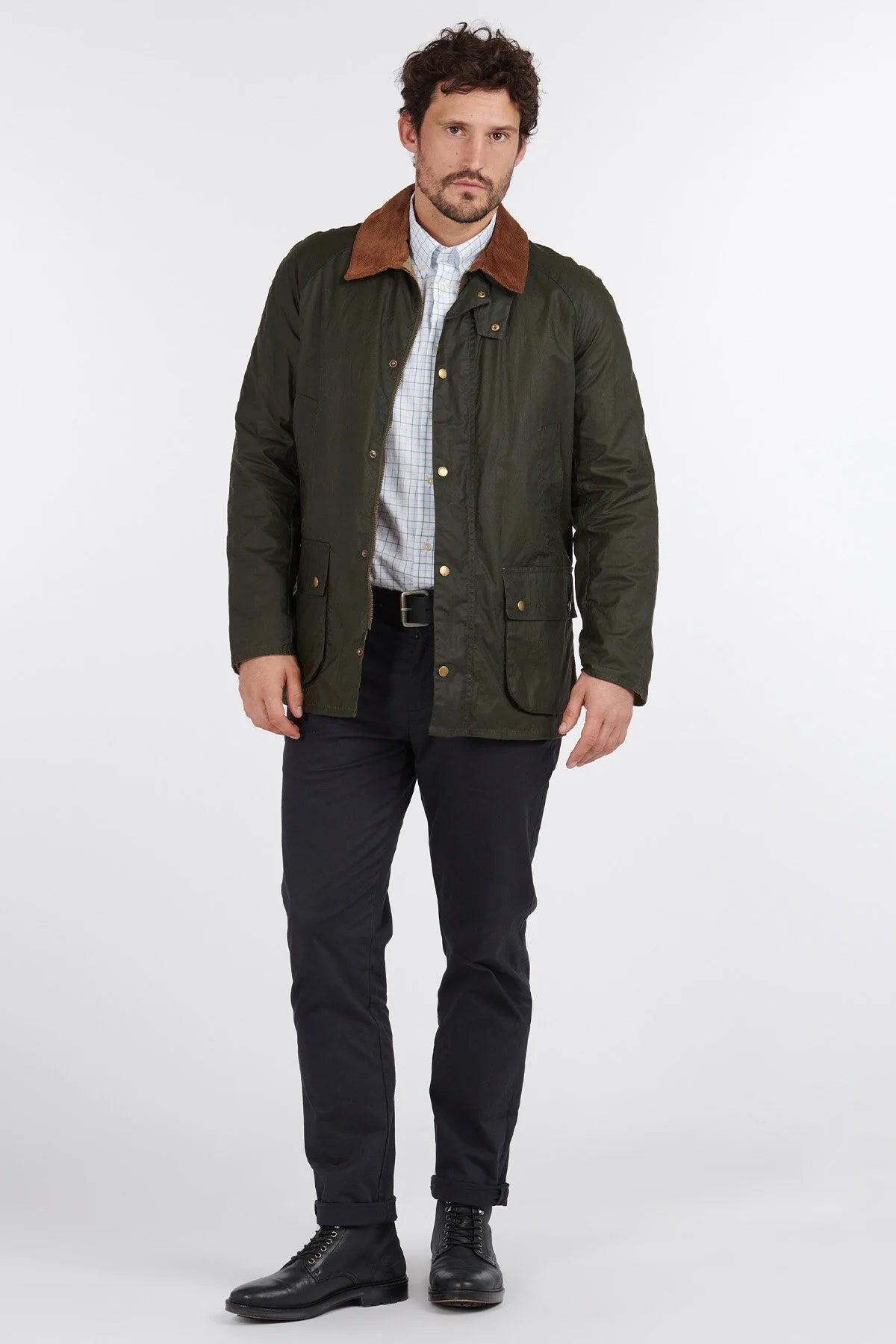 Lightweight Ashby Wax Jacket - ARCHIVE OLIVE