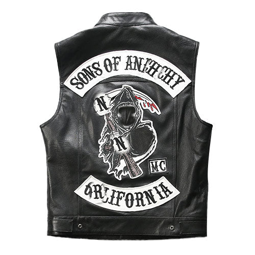 Harley Angel Vest Sons of Anarchy Leather Motorcycle Vest-J15