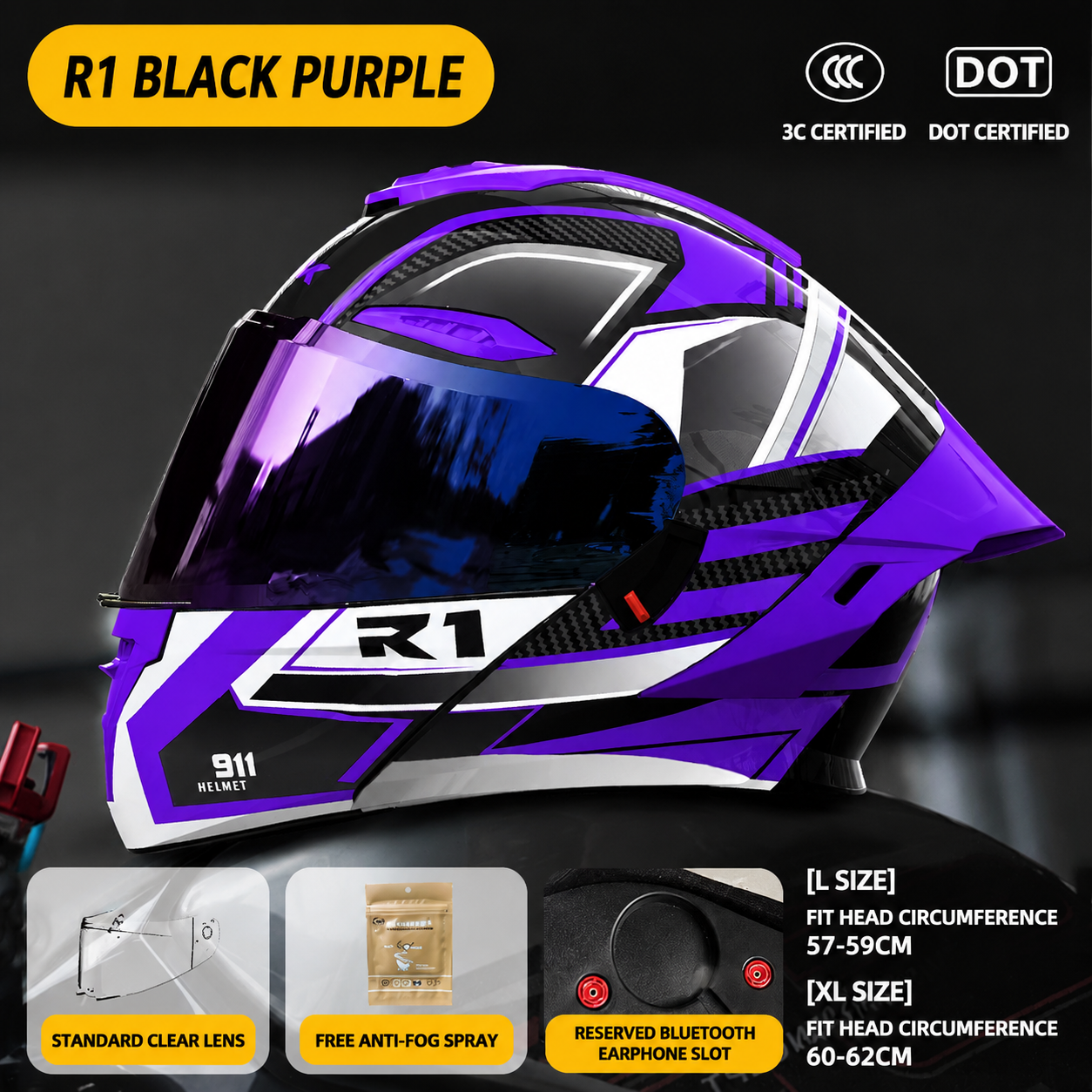 Sport Modular Motorcycle Helmet -H27