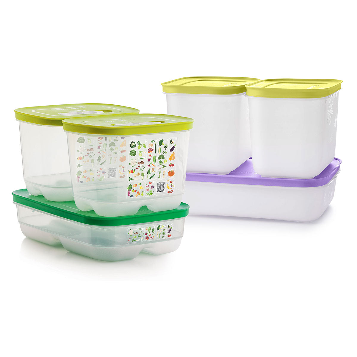 Fridge and Freezer Set | Modular Storage | 6Piece Set