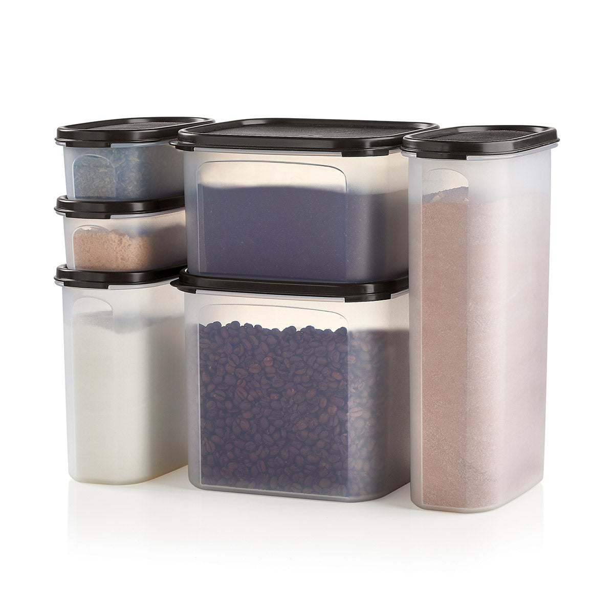 Modular MatesFood Storage Containers | Stackable Pantry | 6Piece Set with Lids