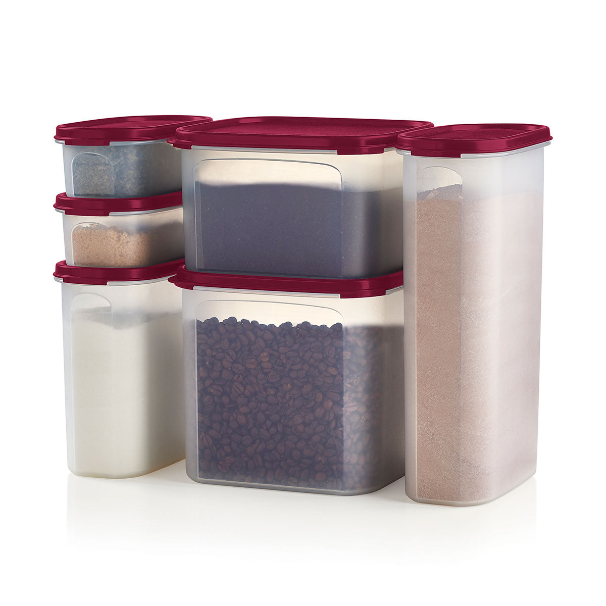 Modular MatesFood Storage Containers | Stackable Pantry | 6Piece Set with Lids