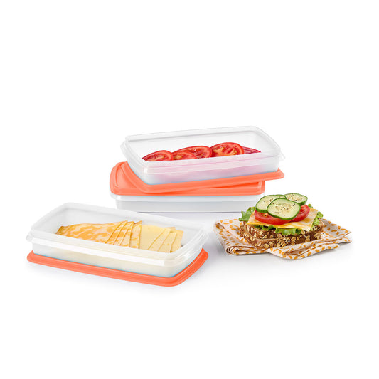 SnackStorSlim Airtight Food Storage Containers (Set of 3)