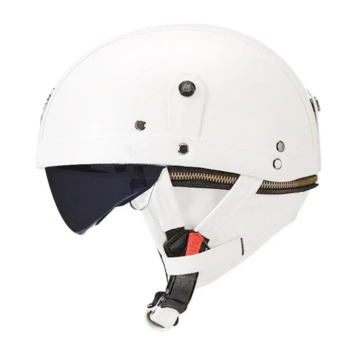DOT Retro German Style Half Helmet-H02