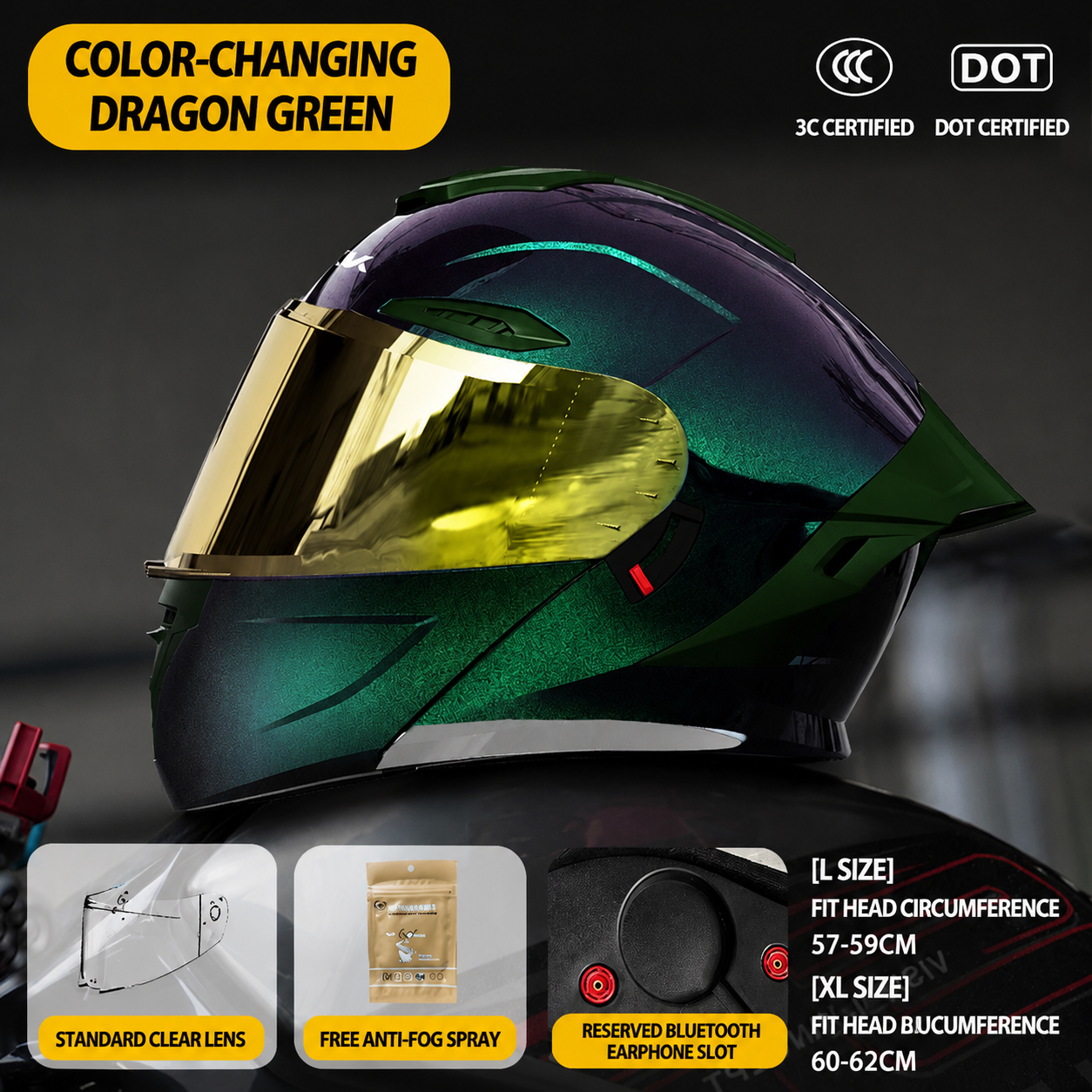Sport Modular Motorcycle Helmet -H27