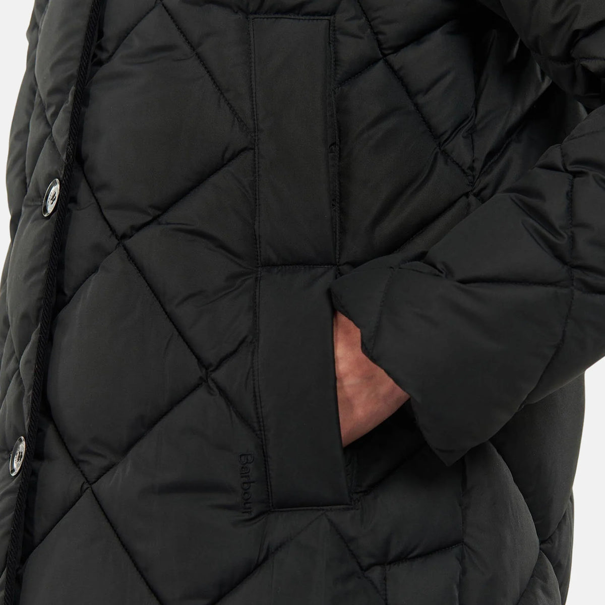 Valette Quilted Jacket - BLACK CROMPTON ONYX