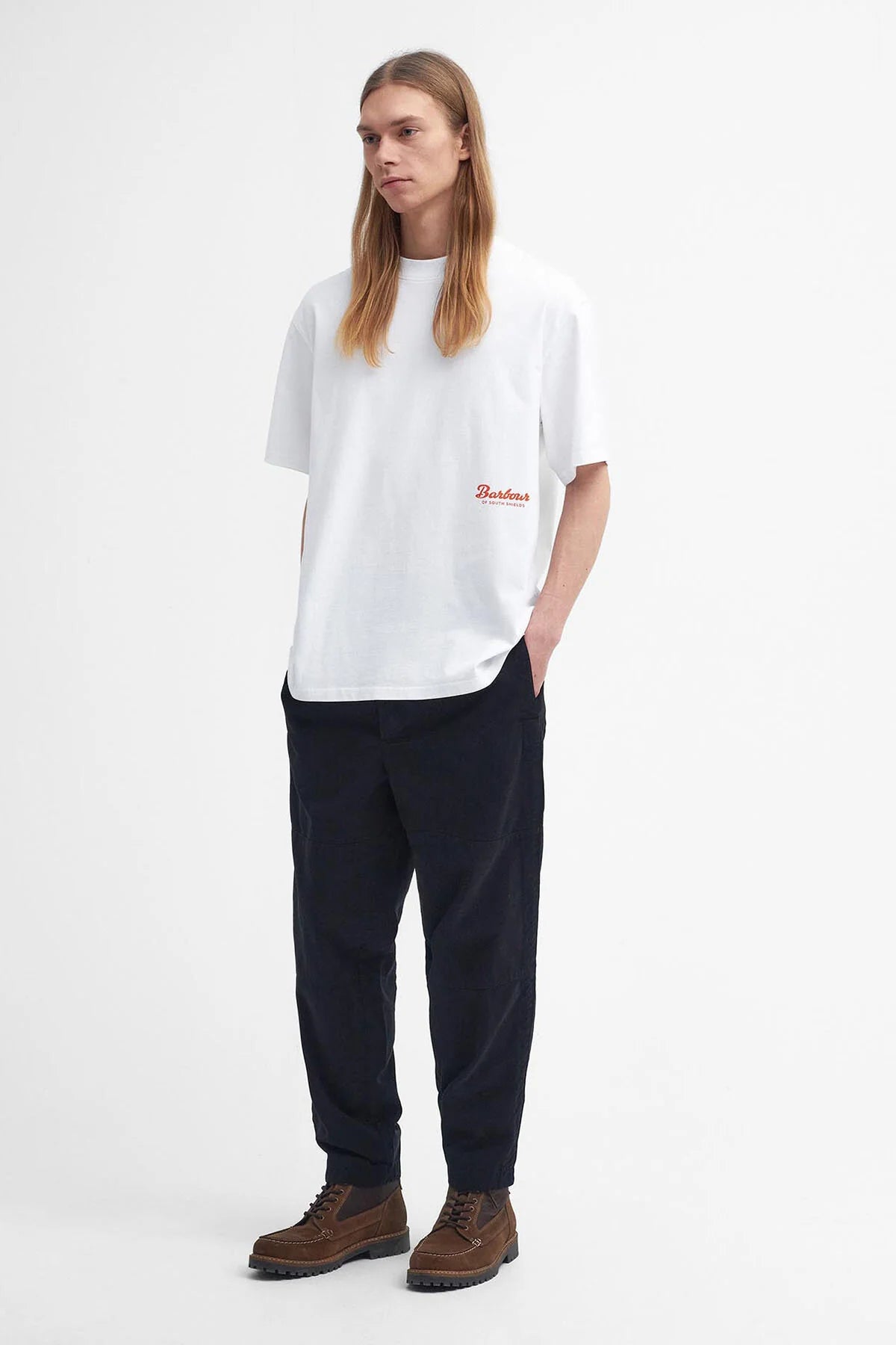 Bayard Oversized Graphic T-Shirt - WHITE