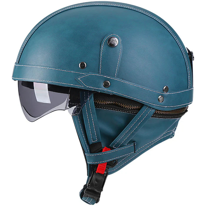 DOT Retro German Style Half Helmet-H02