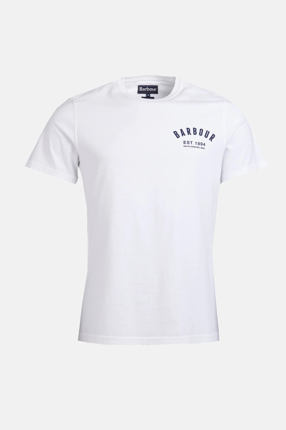 Casual Cotton T-shirt - WHITE