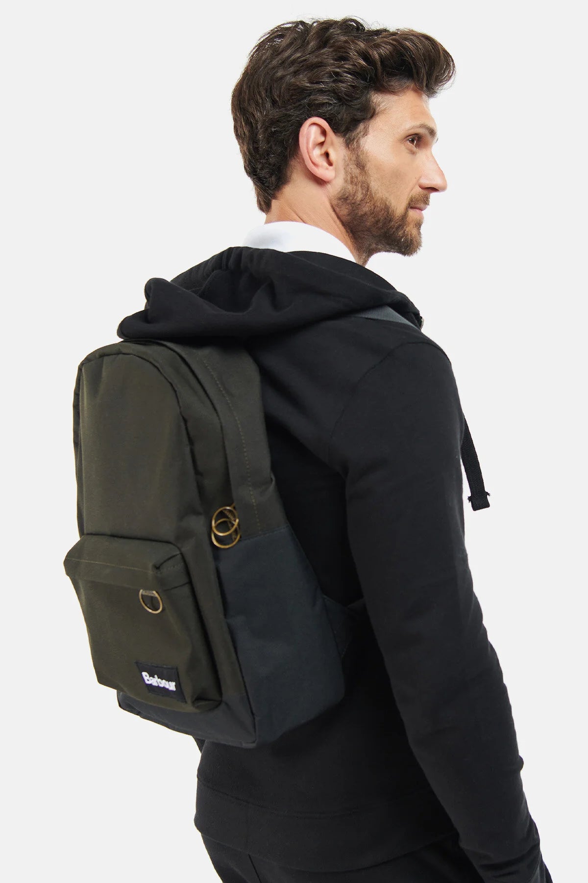 Highfield Canvas Backpack - NAVY/OLIVE